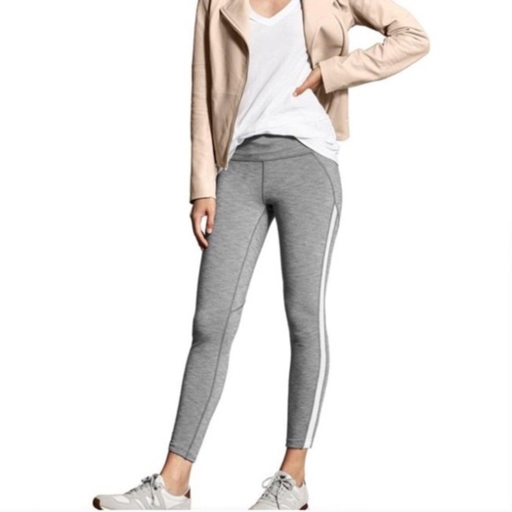 Athleta Chaturanga High Rise Leggings Gray Small